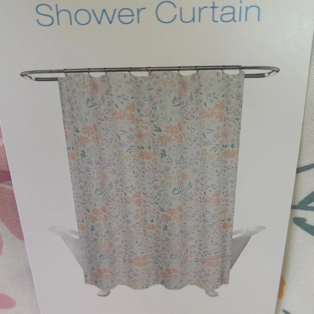 The Big One Kids Floral Spring Shower Curtain Fabric 70